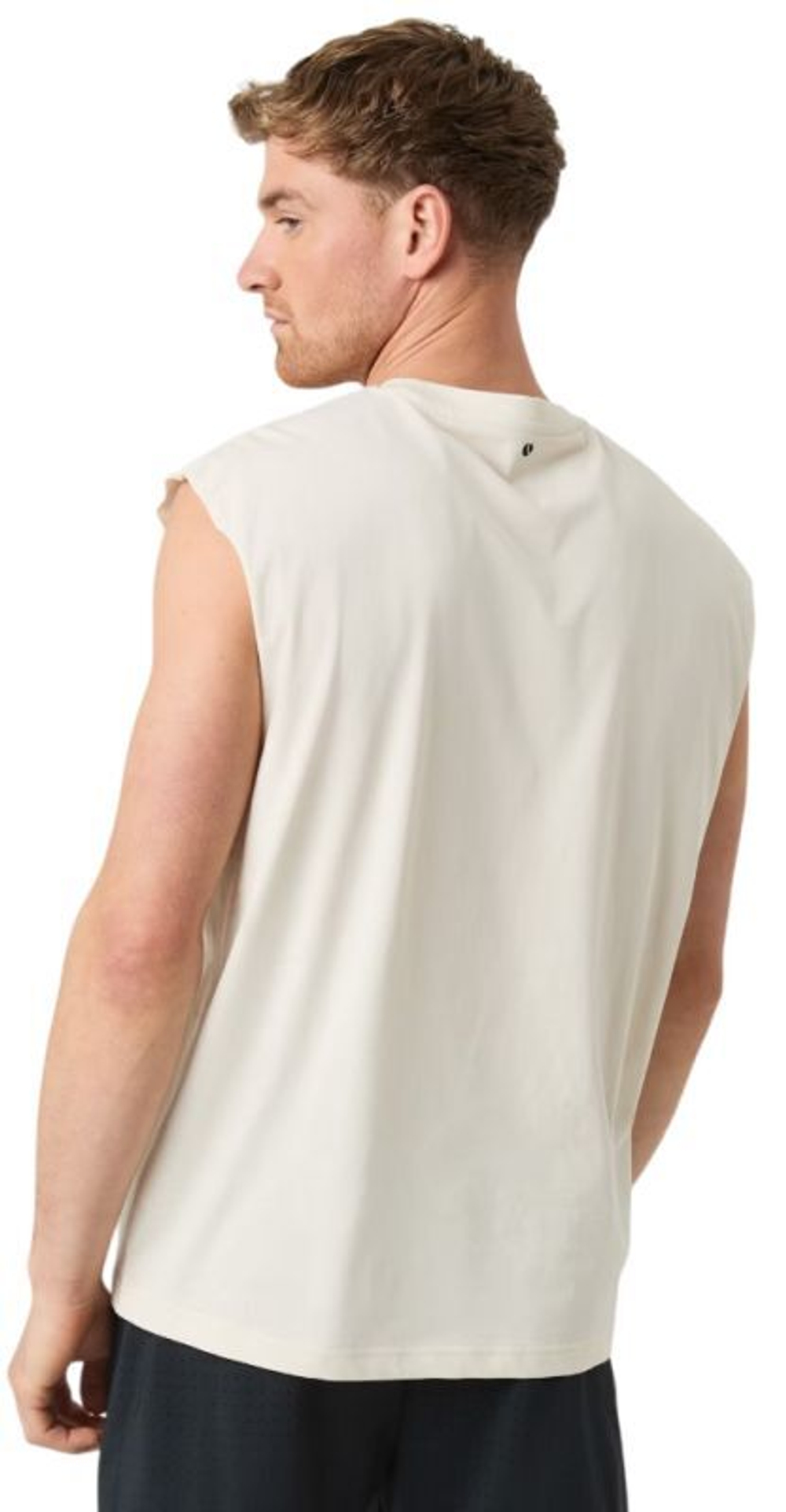 Мужская теннисная футболка Björn Borg Gym Sleeveless - Бежевый