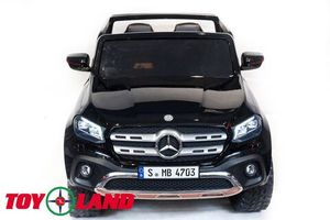 Детский электромобиль Toyland Mersedes-Benz X-Class черный фото №3