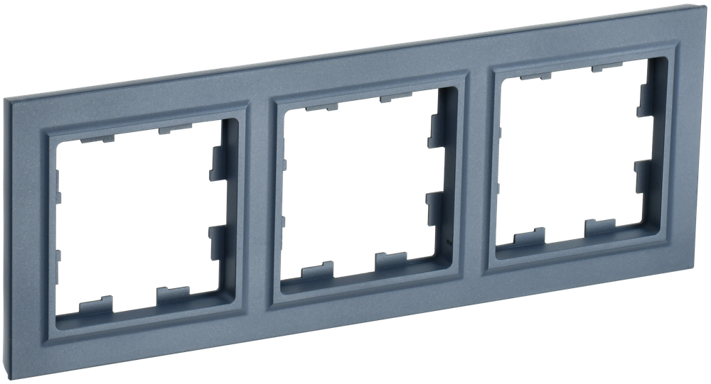 BRITE Рамка 3-местная РУ-3-БрМ маренго IEK