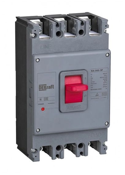 Автомат DEKraft ВА-305 3П 400А 35кА 35707