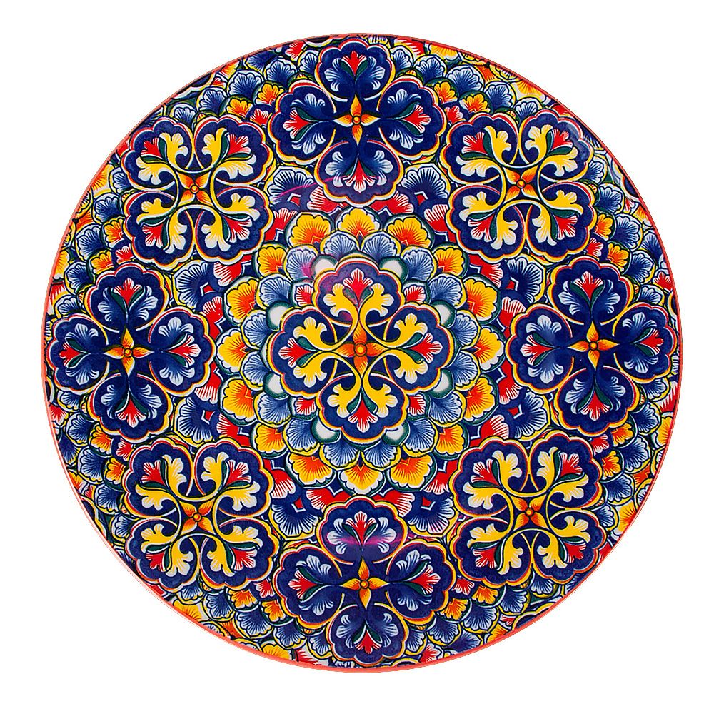 Блюдо "Arabesque" (красный) d=27см,h=3см (min6) (транспортная упаковка)