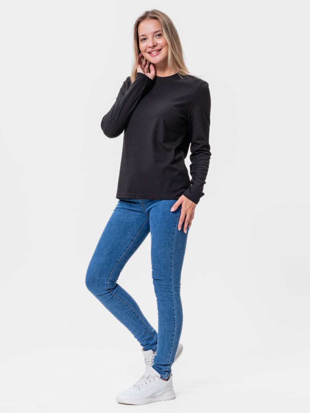 Лонгслив базовый из лапши