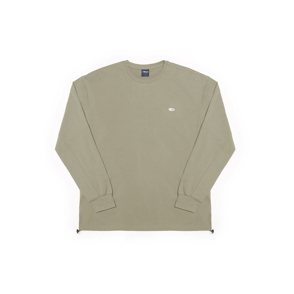 Лонгслив Nothomme Blue Drawstring Training "Gray Green"