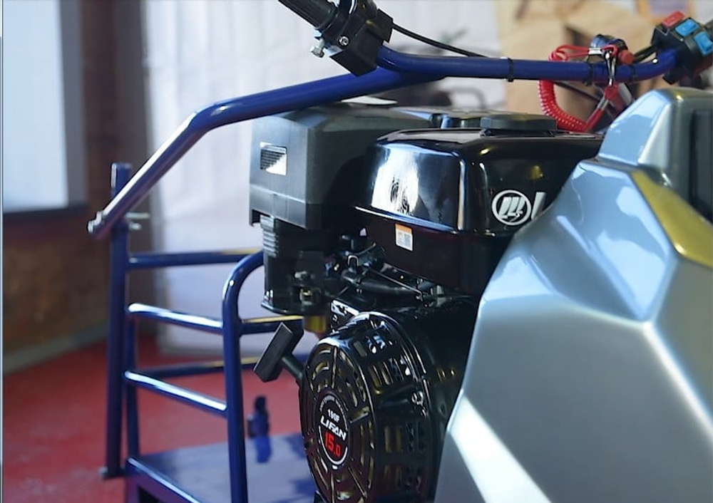 Мотобуксировщик БУРЛАК М2 (Длинный) 9 л.с.