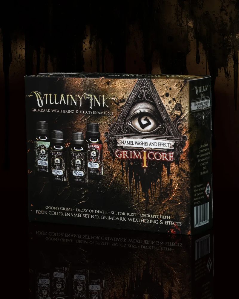 Villainy Ink Enamels - Grim Core Set I