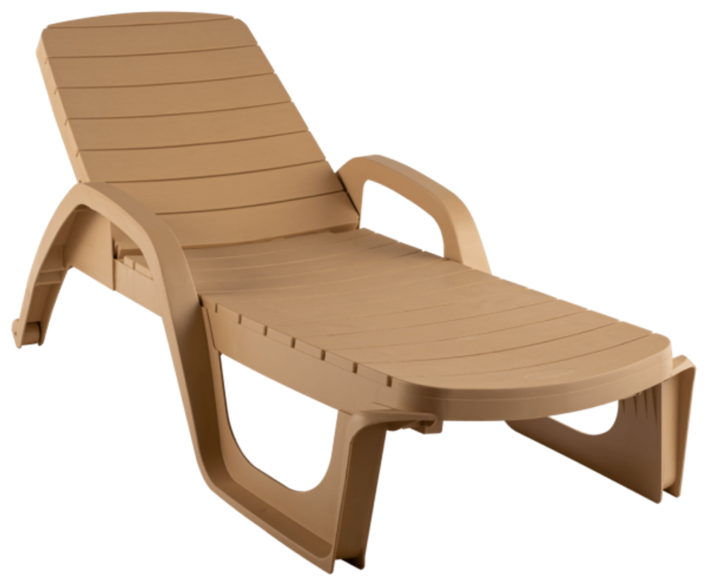 Лежак Элластик-Пласт Прованс пластик (бежевый)