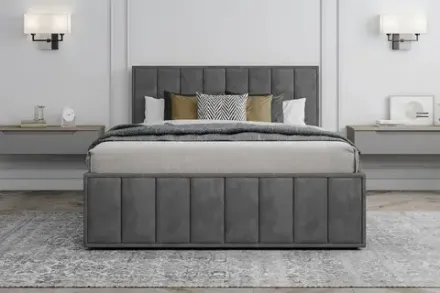 Кровать Лана (М) 1,6 (Графит Софт), ДСВ-Мебель, г. Пенза