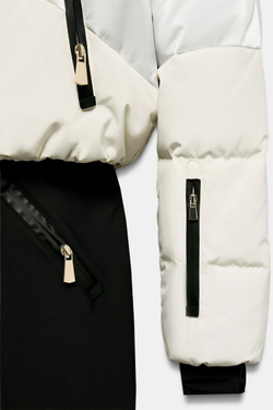 ZARA ВЕТРОЗАЩИТНЫЙ И ВОДОНЕПРОНИЦАЕМЫЙ КОМБИНЕЗОН RECCO®, ЭКРЮ