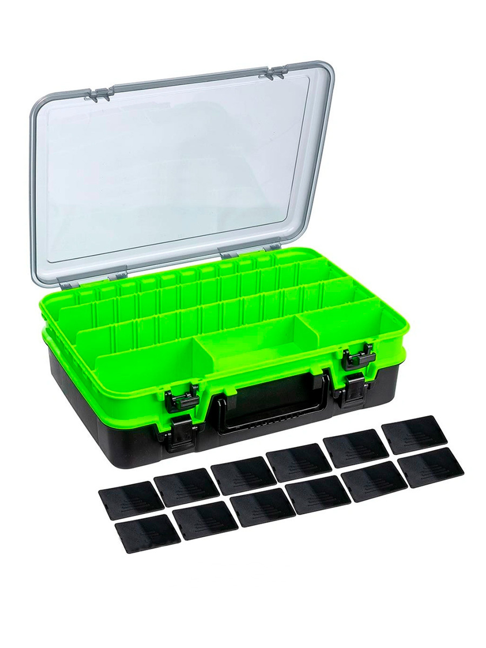 Коробка водонепроницаемая Nisus 23х18х5 см, серо-оранжевая