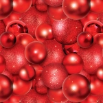 Бумага упаковочная 50х70 см «Волшебные шары», красный (1 лист)