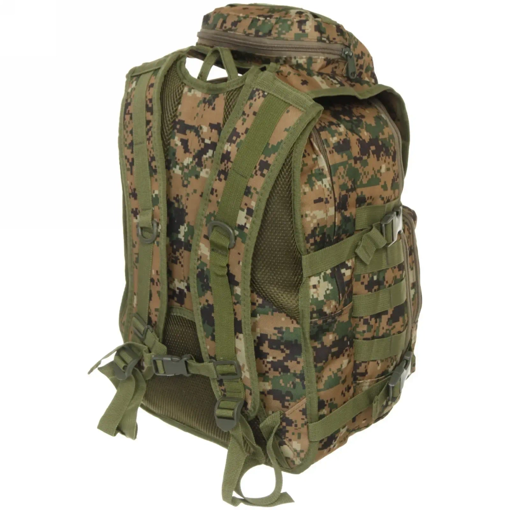 Рюкзак туристический 30л, цвет цифра зеленый,D5