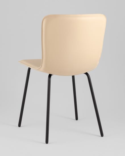 Стул обеденный Pluto бежевая экокожа