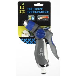 GWHM12-036 GREEN APPLE Пистолет-распылитель, металл, регулируемая латунная форсунка, 3 режима