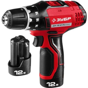 Аккумуляторный шуруповерт "ЗУБР" ДА-12-2-Ли КНМ3