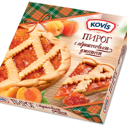 Пирог Kovis с абрикосовым джемом 430 гр