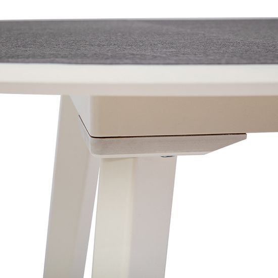Стол Крит (Антрацит/Белая эмаль)