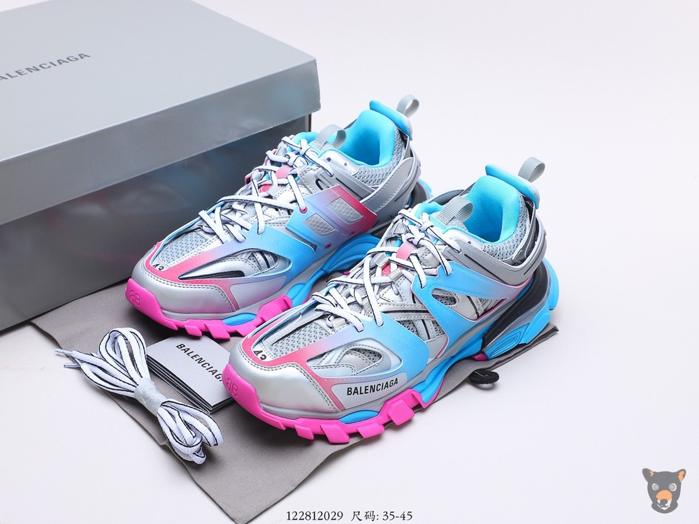 Кроссовки Track Trainers Grey/Blue/Pink