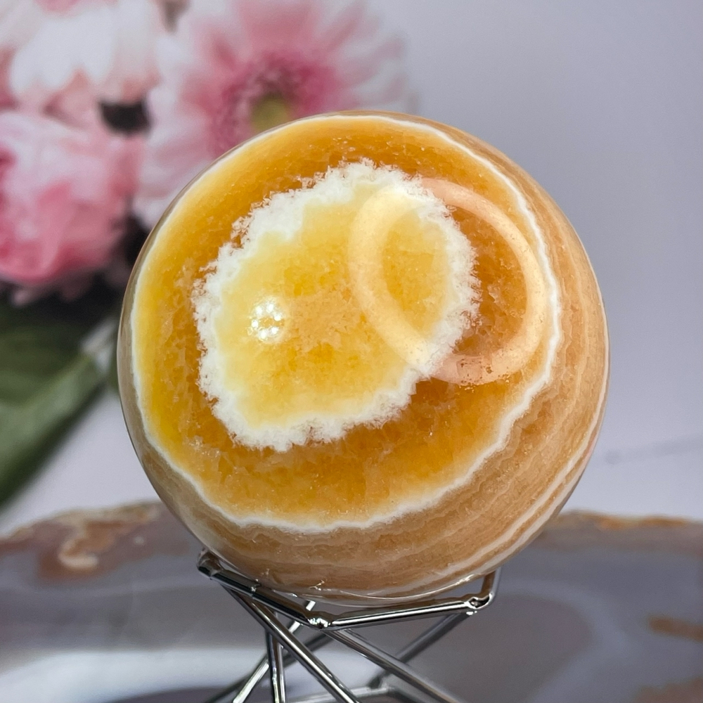 52510  Кальцит желтый Шар 61мм