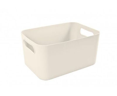 Корзинка для хранения Архимед цвет: кремовый, 23 15,5 12 см, 1 шт