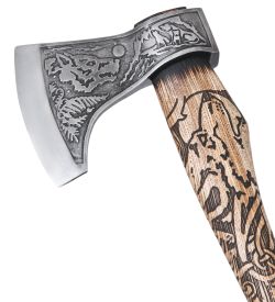 Секира Родослава TP-60 Топор большой с гравировкой «Волчья стая»