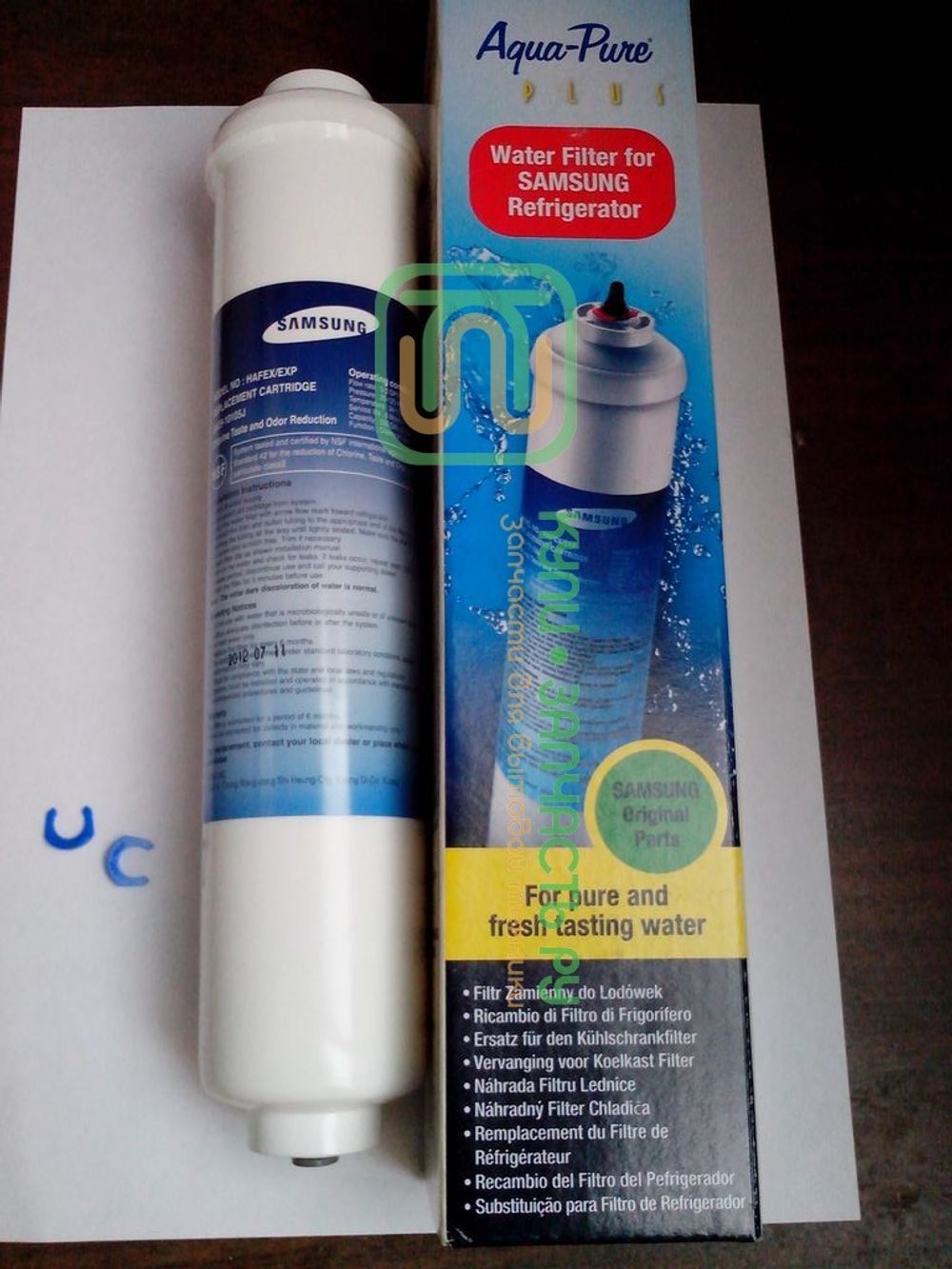 Водяной фильтр проходной для холодильников Bosch,Siemens,Gorenje, Ariston,LG,Samsung,DA2010CB, DA29-10105C, EF-9603, 5231JA2012A, SBS7052-4, DD-7098, 481281718629