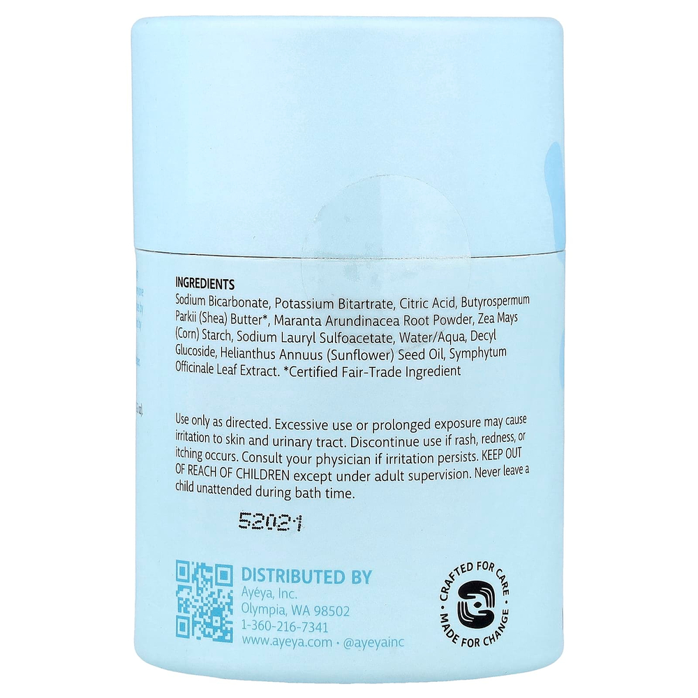 Ayeya, детская добавка для ванны, без отдушек, 113 г (4 унции)