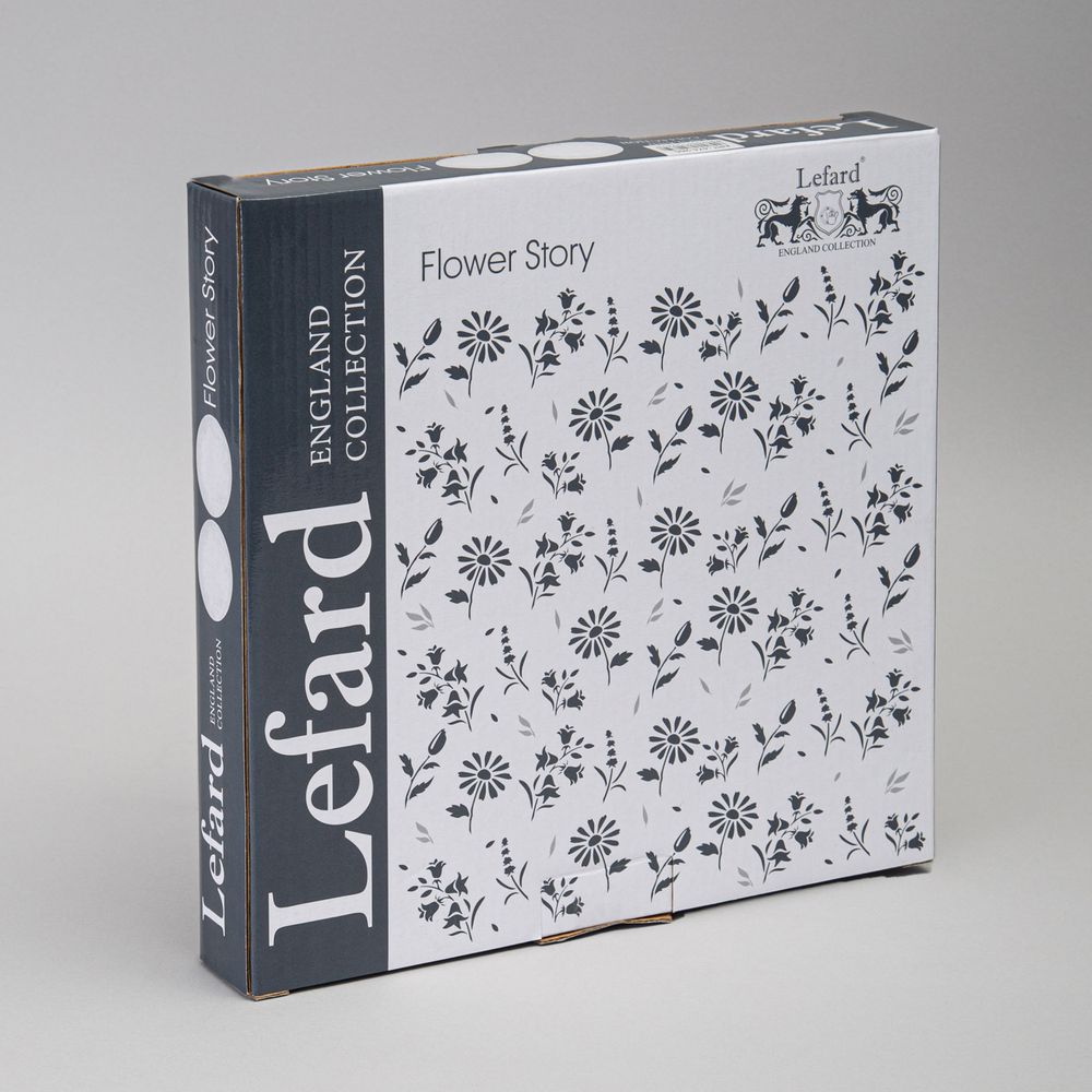 НАБОР ТАРЕЛОК ОБЕДЕННЫХ LEFARD "FLOWERS STORY" 2 ШТ. 25,5*2,5 СМ