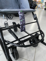 Санки-коляска СНЕЖИНКА УНИВЕРСАЛ 1 Елки на зеленом Арт. СНУ1