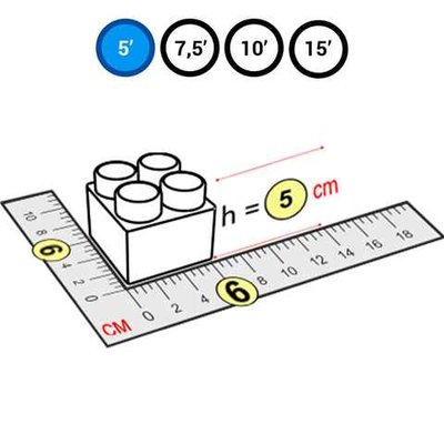 Элемент голубой для GigaBloks Outdoor