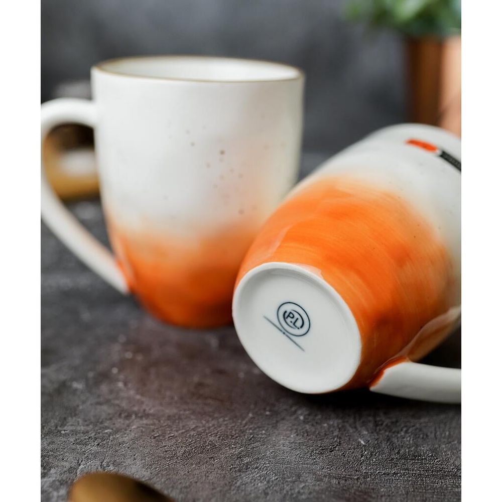 Кружка 450 мл оранжевая d 9 см h11 см фарфор "The Sun Eco" P.L. Proff Cuisine [4]