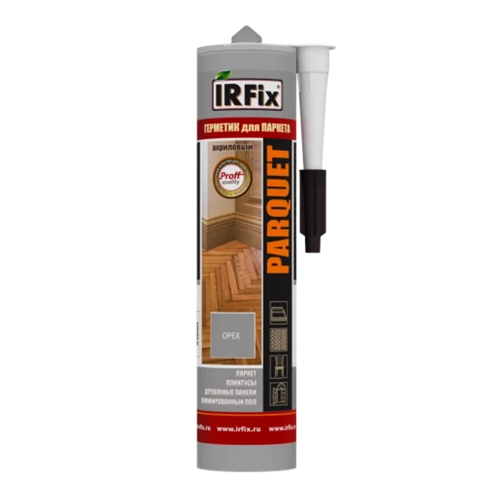 IRFix Parquet Герметик акриловый для паркета 310мл "Орех"