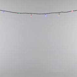 ULD-S2000-200-DGA MULTI IP20 Гирлянда светодиодная. 20м. 200 светодиодов. Разноцветный свет. Провод зеленый. ТМ Uniel