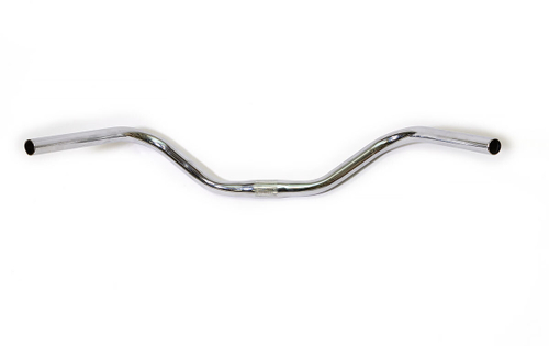 Руль TRIX для дорожных велосипедов стальной посадка 25.4мм подъём 80мм длина 620мм, черный