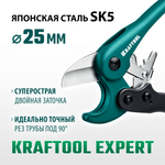 KRAFTOOL до 25 мм, высокоскоростной труборез по металлопластиковым и пластиковым трубам (23381-25)
