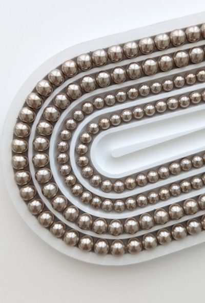 Жемчуг Майорка золотисто-коричневая