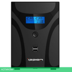 Источник бесперебойного питания Ippon Smart Power Pro II Euro 2200 черный (1029746)