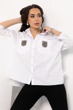 Рубашка Аристократка (белая) Б12826-10М LT Collection