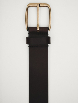 Massimo Dutti Кожаный ремень, коричневый