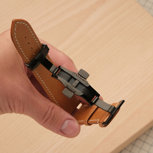 Застежка-бабочка с фиксирующим механизмом, цвет черный