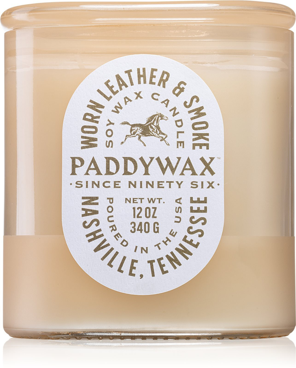 Paddywax Vista Worn Leather & Smoke - ароматическая свеча /   340  g  / GTIN 647658026305