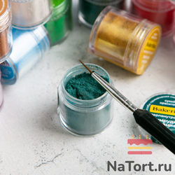 Краситель сухой перламутровый Bakerika «Изумрудное сияние» 4 гр