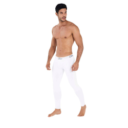 Мужские кальсоны белые Clever COSMOS LONG PANT 042201