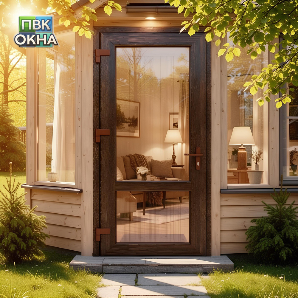 Пластиковая дверь входная KBE