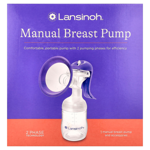 Lansinoh, Ручной молокоотсос, 1 ручной молокоотсос и аксессуары