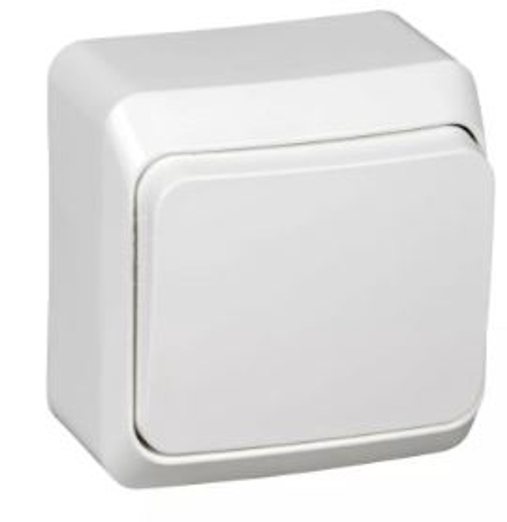 Выключатель 1-кл. ОП Этюд 10А IP20 бел. SE BA10-001B