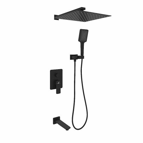 Душевая система Oliveeka D OL-939003-MB черная матовая
