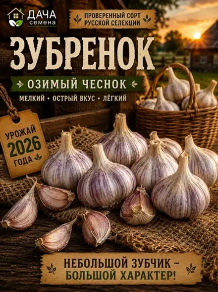 Чеснок посадочный озимый Зубренок