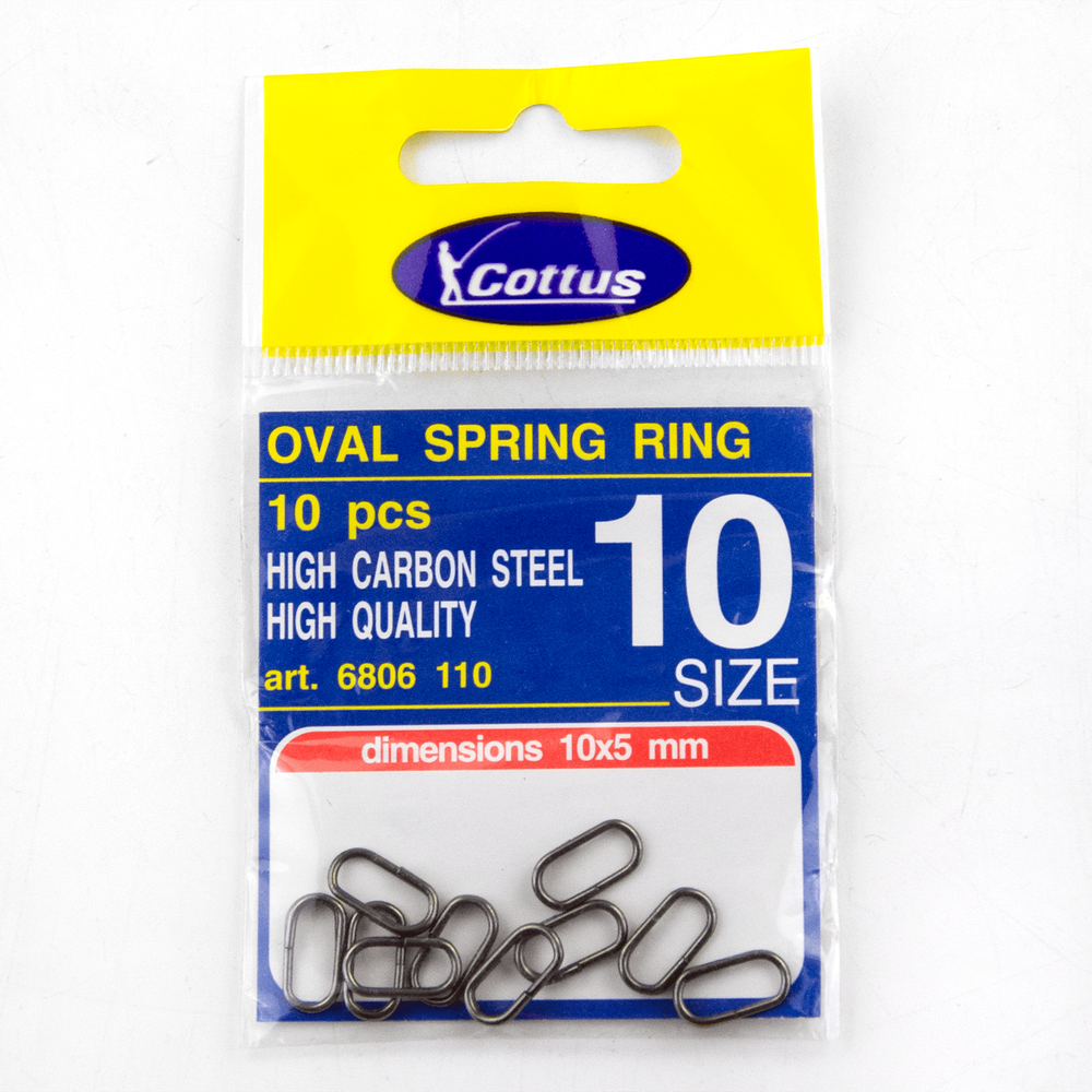 Кольцо заводное Cottus 6806 овальное, 10мм (10шт)