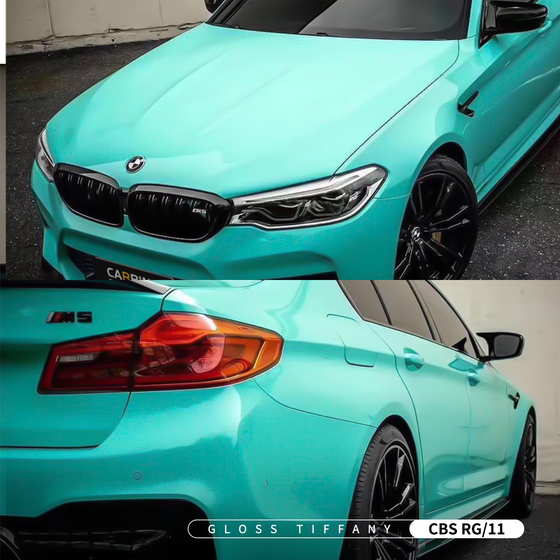 Пленка PET бирюзовая глянцевая Gloss Tiffany Carbins