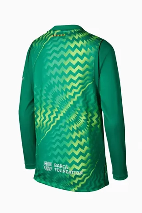 Футболка с длинными рукавами Nike FC Barcelona 26/27 Goalkeeper Stadium Junior - зеленый